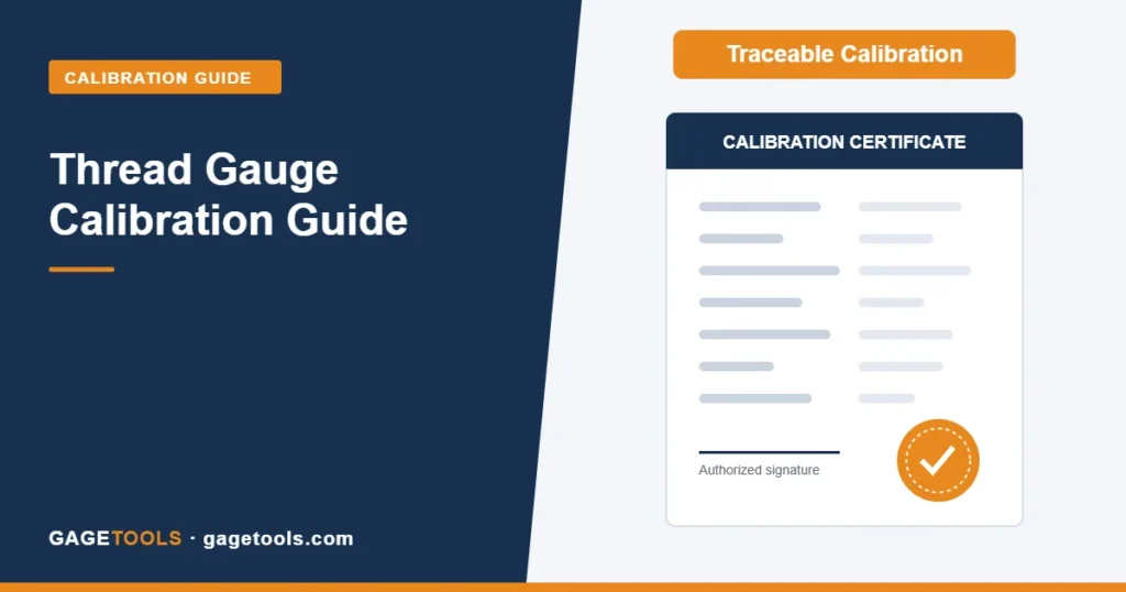 Thread Gauge Calibration Guide: Certificates, Traceability, Intervals & Replacement